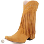 Bottes Cowboy Femme en rouge, style audacieux et moderne