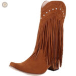 Bottes Western Femme rouges, parfaites pour un look unique