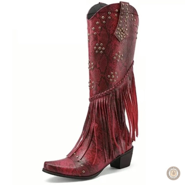 Bottes Western Rouges pour Femme