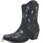 Bottines Country Club pour femme, style cowboy élégant