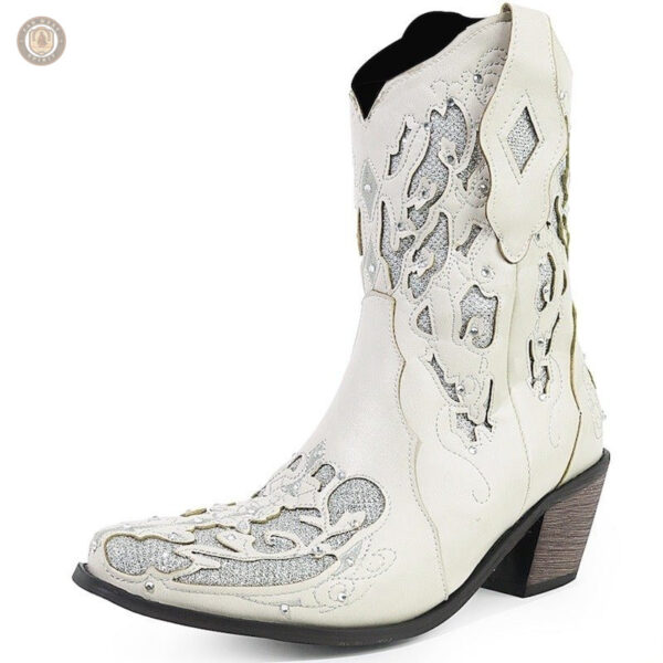 Bottines femme en cuir, design country chic pour toutes occasions