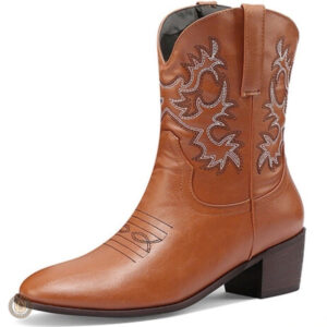 Bottines Cowboy Marron pour femme