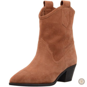 Bottines Cowboy en daim glamour pour femme