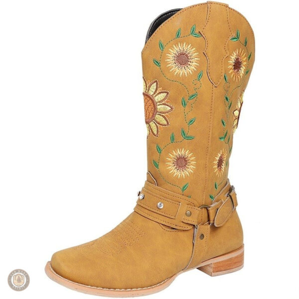 Bottines Femme Esprit Cowboy en style western