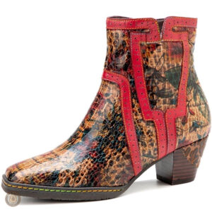 Bottines de Country Femme en cuir élégant