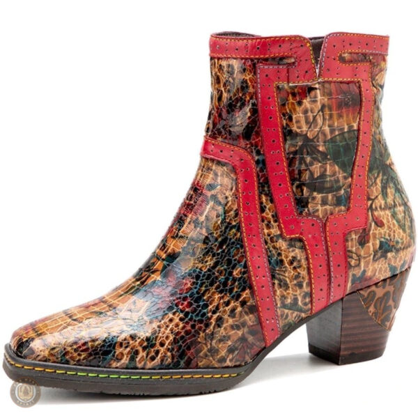 Bottines de Country Femme en cuir élégant