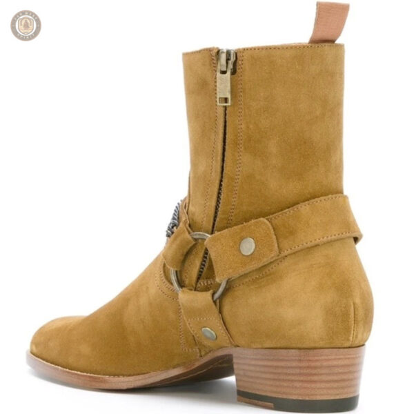 Bottines style cowboy, talon confortable, design classique