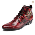 Bottines Western Cloutées pour homme