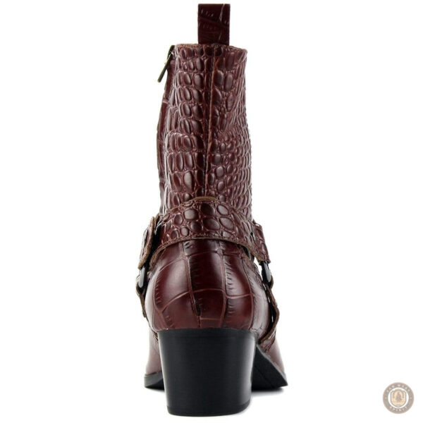 Bottines homme, style cowboy classique et élégant