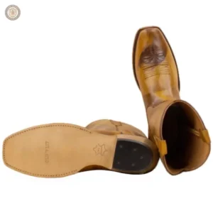 Bottines cowboy pour homme, design authentique et robuste