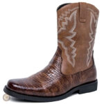 Bottines Cowboy en Cuir pour Homme