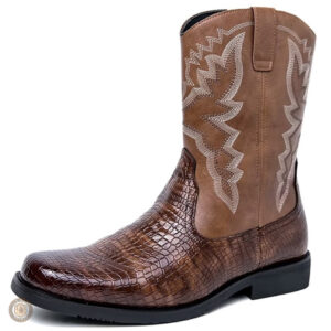 Bottines Cowboy en Cuir pour Homme