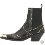 Chaussures western femme avec clous décoratifs