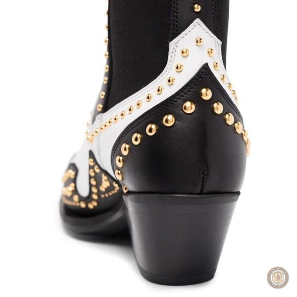 Bottines à clou pour femme, esprit ranch chic