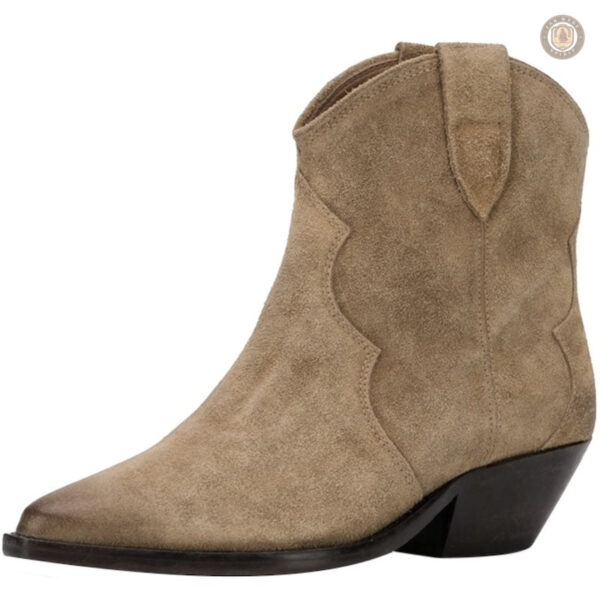 Bottines Cowboy Femme en Daim élégantes et confortables