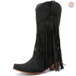 Chaussures cowboy femme en turquoise, confort et mode