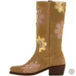 Bottines Cuir Femme Cowboy élégantes et confortables