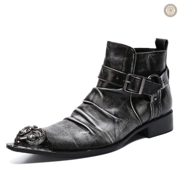 Bottines Cowboy Vintage pour homme en style rétro
