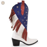 Bottines style cowboy pour femme, confort et élégance