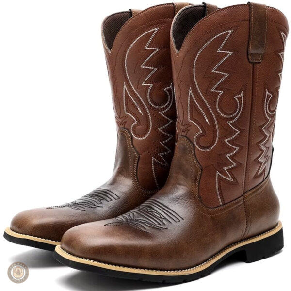 Bottines cowboy homme, design intemporel et élégant