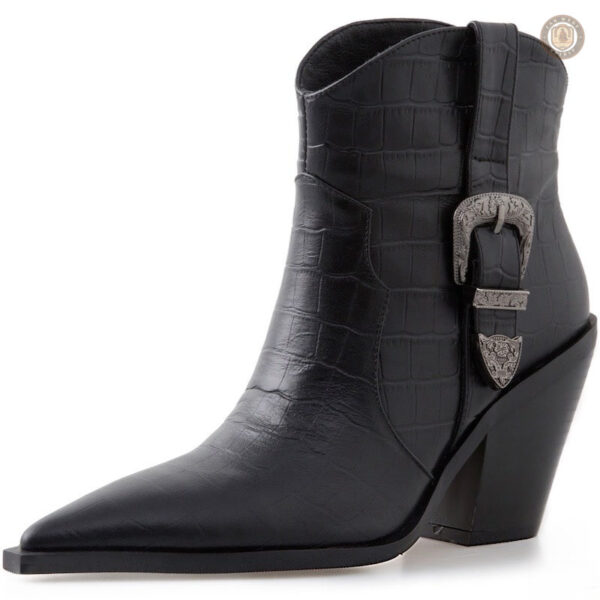 Bottines Western Croco pour femme