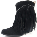 Bottes Cowboy Femme en camel, style western raffiné