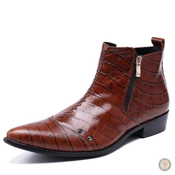 Bottines Western Homme en cuir pour un style cowboy authentique