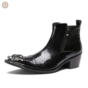 Bottines Western Noires pour homme