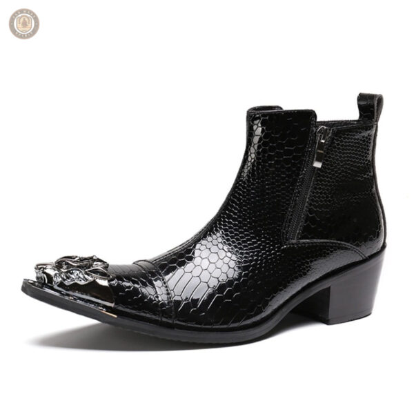 Bottines Western Noires pour homme