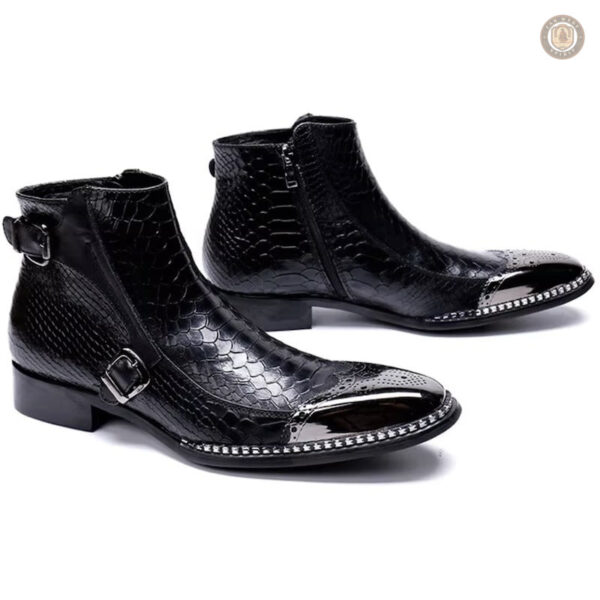 Chaussures cowboy pour homme, élégance décontractée