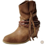 Bottines féminines, inspiration country authentique