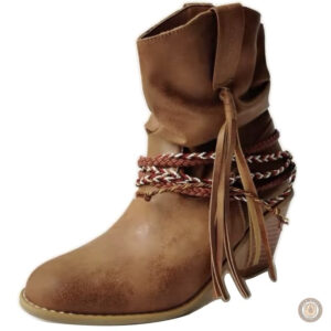 Bottines féminines, inspiration country authentique