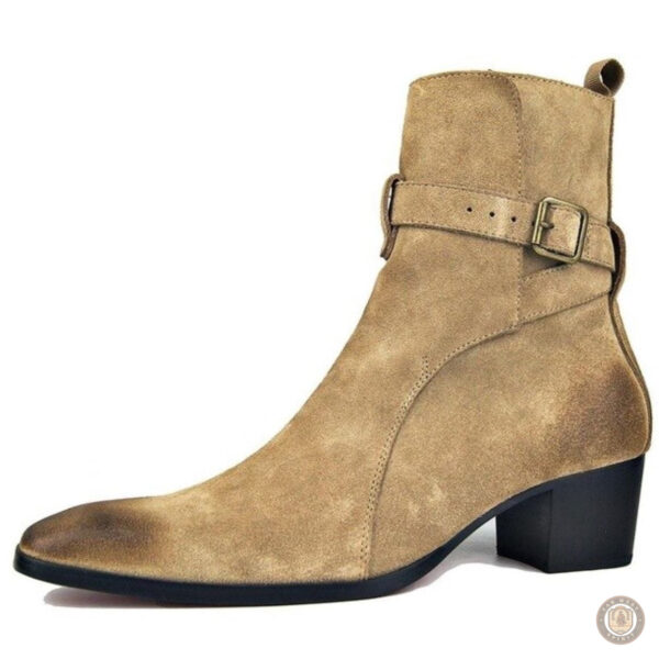 Bottines Cowboy homme avec gros talon