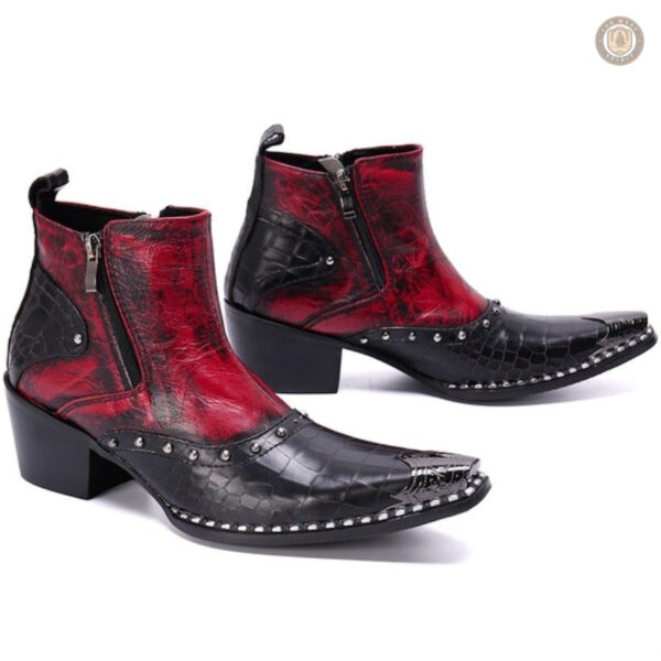 Bottes cowboy pour homme avec design classique et raffiné