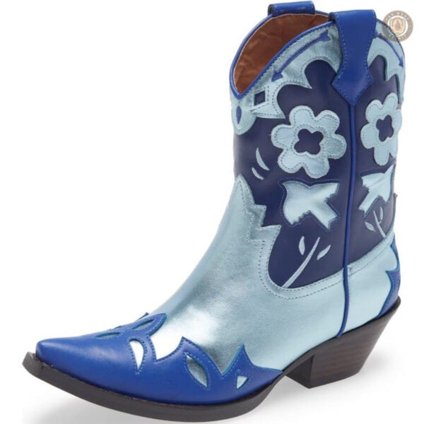 Bottines à Talons Femme, style Cowboy élégant et tendance
