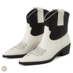 Chaussures Western en cuir pour dames