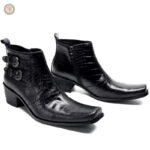 Bottines style Western pour homme, confort et élégance