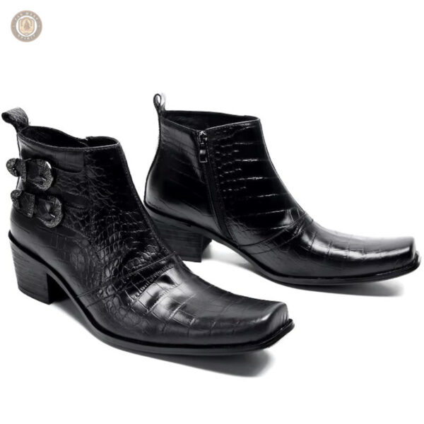 Bottines style Western pour homme, confort et élégance