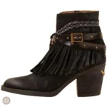 Bottines Western Femme Noires élégantes et confortables