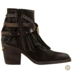 Bottes Cowboy Femme noires au style intemporel et décontracté