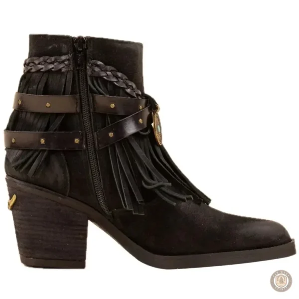 Bottes Cowboy Femme noires au style intemporel et décontracté