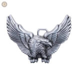 Boucle de ceinture cowboy aigle en métal décoratif