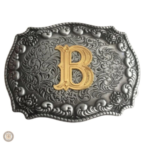 Boucle de ceinture avec lettres personnalisées