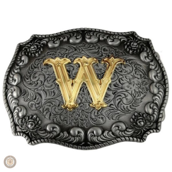 Boucle de ceinture avec design unique en alphabet