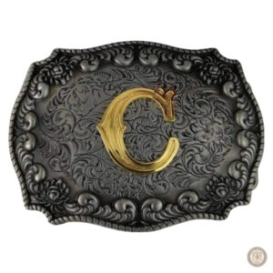 Accessoire de mode western avec alphabet