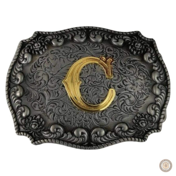 Accessoire de mode western avec alphabet