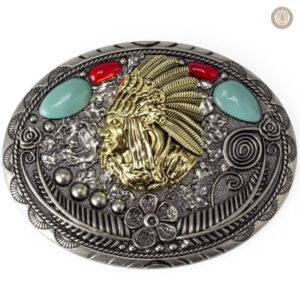 Boucle de ceinture amérindienne au design authentique