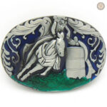 Boucle de ceinture pour le barrel racing