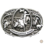 Boucle de ceinture rodéo en style western