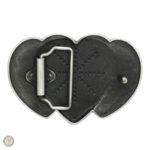 Accessoire de ceinture avec motif cœur, esprit cowboy
